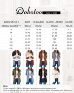 Dokotoo Womens Gray Chunky Cable Knit Casual Cardigan Solid Color Button Down Open Front Loose Sweater Outwear Size Large US 12-14 - Image 2