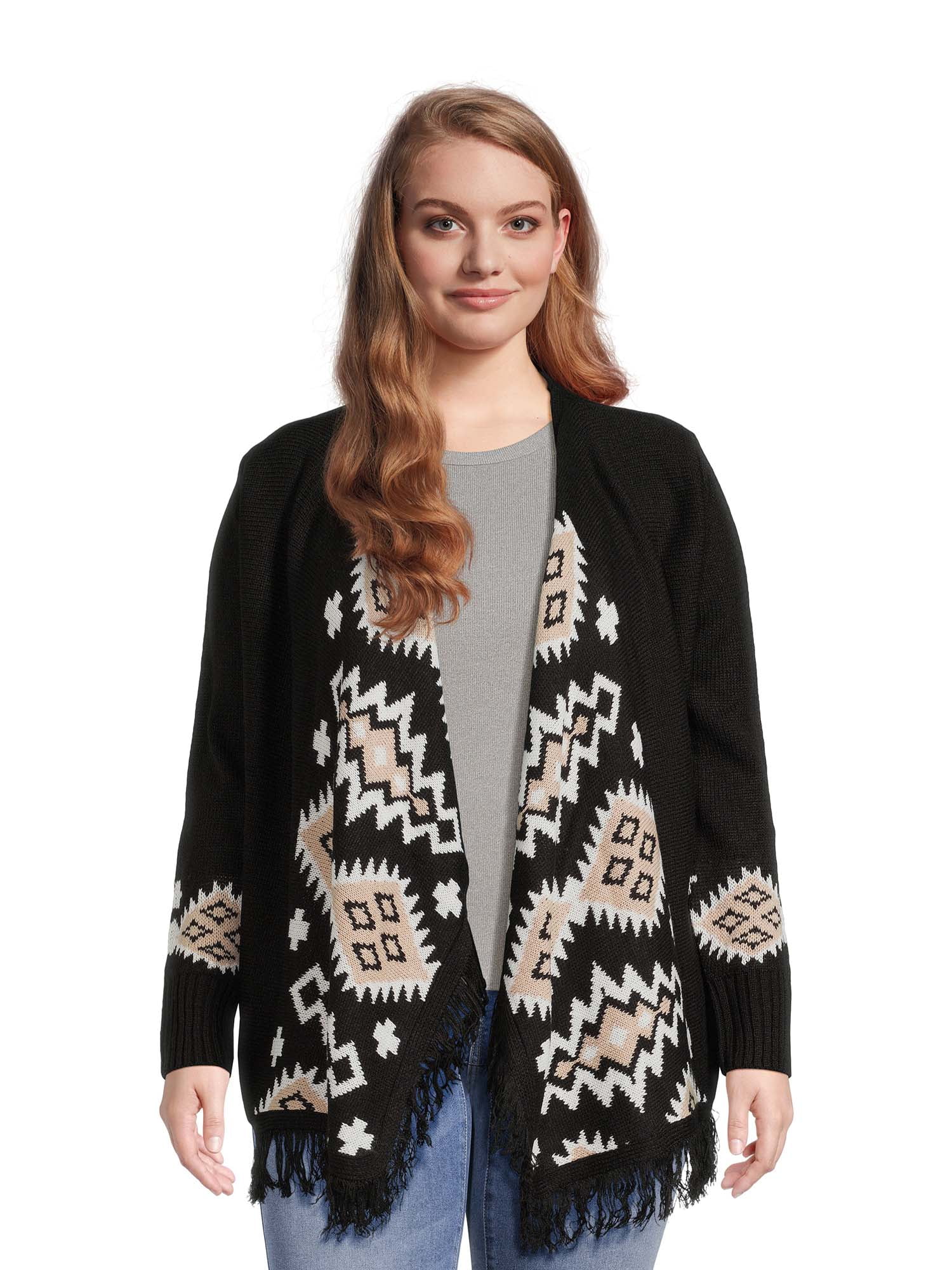 No-Boundaries-Juniors-Plus-Size-Southwest-Patterned-Duster-Cardigan-Sizes-1X-4X_5ce7d9c9-ac9c-46ee-85c3-0af9f98bff51.e5145e15bc5cf872d4740d76e71b1cba No Boundaries Juniors Plus Size Southwest Patterned Duster Cardigan, Sizes 1X-4X - Image 1