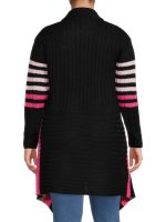 What's Next Women's Plus Size Ribbed Flyaway Cardigan - Image 5
