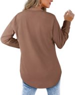 Fantaslook Plus Size Sweatshirts for Women Crewneck Casual Tunic Tops Loose Long Sleeve Shirts - Image 4