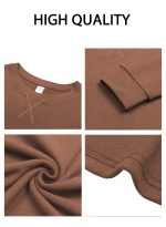 Fantaslook Plus Size Sweatshirts for Women Crewneck Casual Tunic Tops Loose Long Sleeve Shirts - Image 5